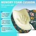 thumbnail image 5 of Premium Dog Pattern Memory Foam Seat Cushion Ergonomic Chair Pad for Office Chair, Car, Airplane & Bleachers Sciatica, Tailbone Hip & Back Pain Relief - Chair Cushion for Long Office Workers., 5 of 5