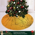 thumbnail image 6 of FMSHPON Halloween Spiders Web Xmas Christmas Tree Skirt Stand Mat for Holiday Party Decoration Indoor Outdoor 36 inches, 6 of 6