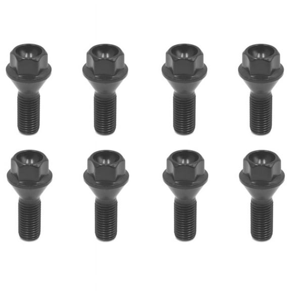 8Pcs Black Wheel Bolt Lug Nut for E30 E36 E46 E60 E90 36136781150