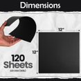 thumbnail image 2 of Cartulina Sanzix, 12 x 12, 220 g/m², 120 hojas, color negro, 2 of 7