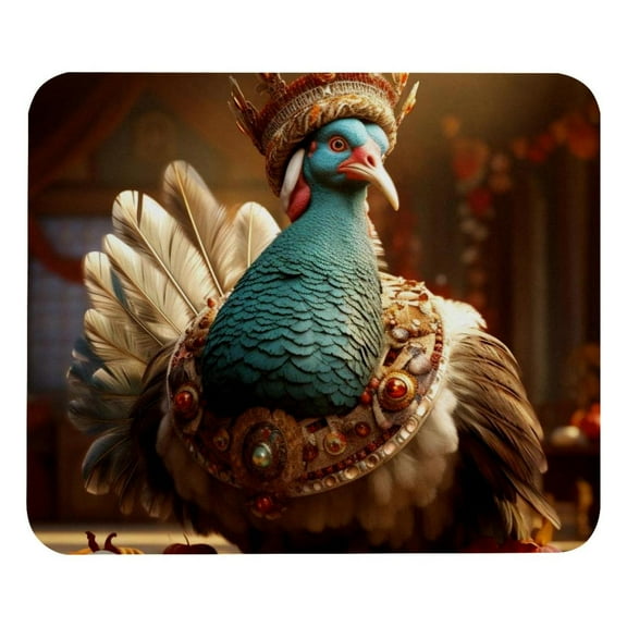 Thanksgiving Turkey Mouse Pad, Smooth Mouse Mat, Computer Mouse-pad for Wireless Mouse