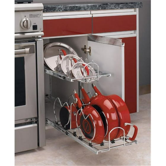 Rev-A-Shelf RS5CW2.1222.CR Rev-A-Shelf Two Tier Cookware Organizer