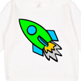 thumbnail image 3 of Inktastic Cute Green Rocket Toddler Sweatshirt, 3 of 4