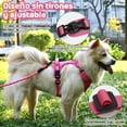 thumbnail image 3 of Arnés para Perro Chico Mediano Grande con Correa 1.5m, Pechera para Perro Ajustable Reflectante Transpirable, Arneses para Perro Sin Tirones para Caminar Viajar Entrenar Perros Accesorios, 3 of 4
