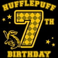thumbnail image 2 of Boy's Harry Potter Hufflepuff 7th Birthday Graphic Tee Black Medium, 2 of 5