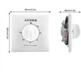 thumbnail image 2 of Jinsinto Smart Timer Switch, 220v Multifunctional Mechanical Countdown Water Pump for Controlling Water Fan Water Heater Lamp(120minutes), 2 of 5