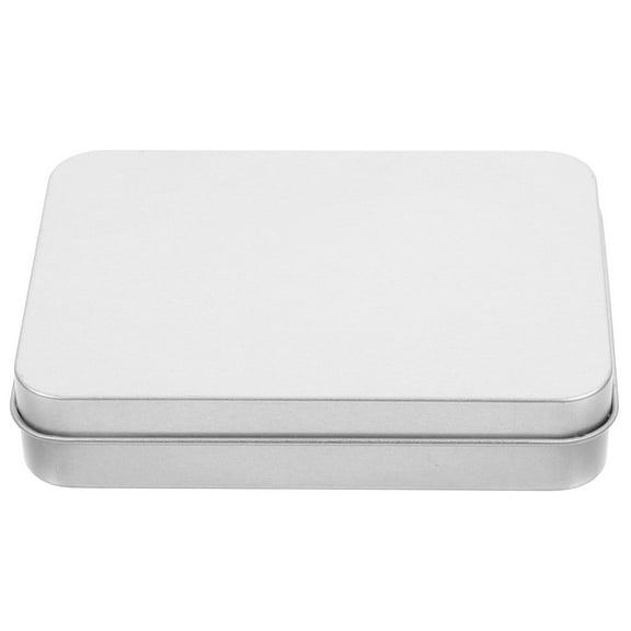 AURARMLET 1Pack Empty Tins With Lids In Silver For Diy And present Packaging