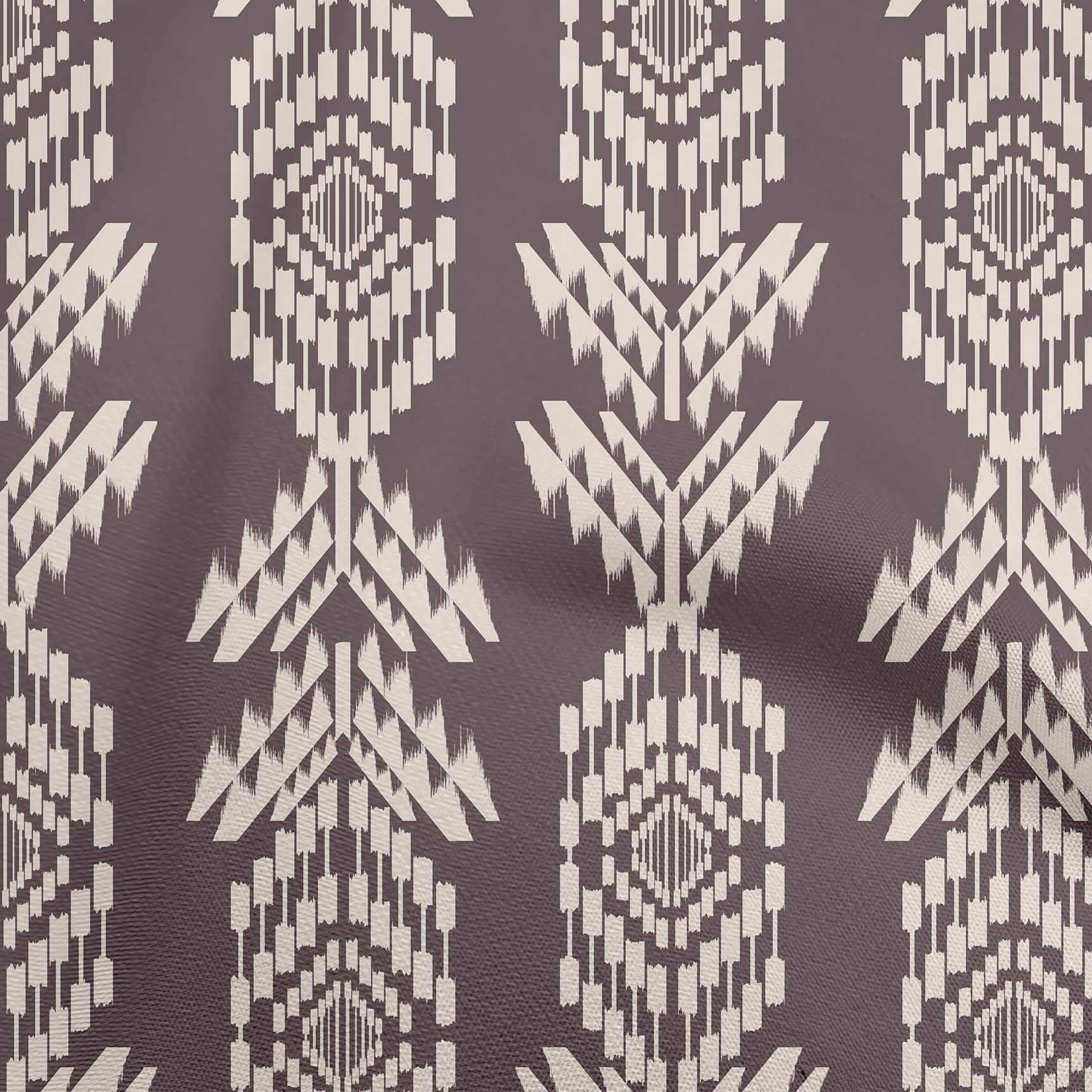 oneOone Viscose Chiffon Wine Fabric Aztech Quilting Supplies Print ...