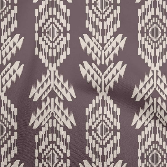 oneOone Cotton Poplin Wine Fabric Aztech Sewing Craft Projects Fabric Prints By Yard 42 Inch Wide