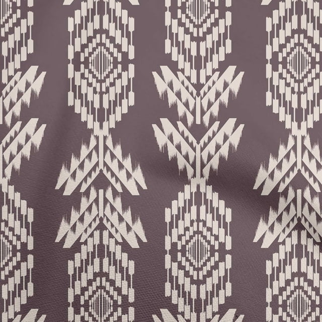 oneOone Rayon Wine Fabric Aztech Fabric For Sewing Printed Craft Fabric By The Yard 56 Inch Wide