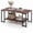 Brown, variant on Giantex 2 Tier Coffee Table, Living Room Center Table w/Metal Frame, Accent Table, White & Gold