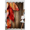 thumbnail image 1 of Cortina opaca ABPHQTO Hojas de otoño sobre madera vieja 130x210 cm, 1 of 1