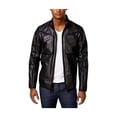 thumbnail image 1 of Chaqueta Bomber de béisbol Calvin Klein para hombre color negro extragrande, 1 of 1
