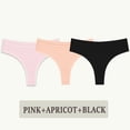 thumbnail image 3 of Tangas de algodón sin costuras para mujer, ropa interior Deportiva Femenina, lencería Sexy de cintura baja, bragas de piezas, calzoncillos íntimos, 3 S-XL, 3 of 5