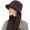 A-grey, variant on 1920s Cloche Hats Packable Winter Fleece Lined Bucket Hat Church Women
