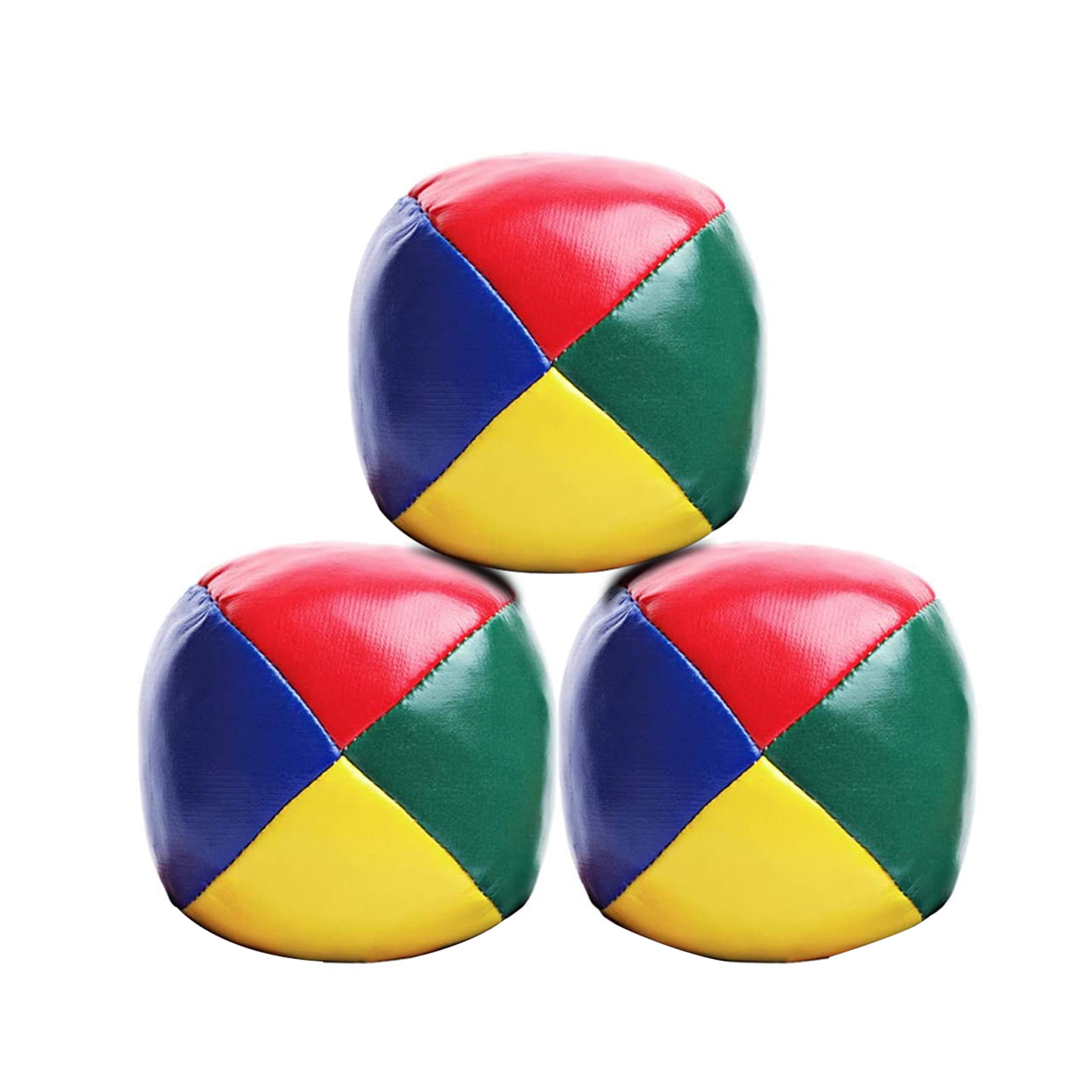 LEARN TO JUGGLE by CE Toys 3 x Multi-Coloured Juggling Balls
