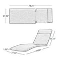 thumbnail image 7 of Outdoor Garden Accessories, 52005.00CUSH-CAR (2PCS) SALEM Outdoor Chaise Lounge Cushion (without Chaise Lounge), Caramel Garden Accessories,Fabric Backyard Garden Accessories, 7 of 7