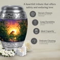 thumbnail image 7 of MUKTIVE Frog Urns for Adults Cremation Ashes - Sunrise Urn for Ashes Adult Female - Decorative Purple Large Urns for Male Adults - 10 Inch Urn for Grandfather, 7 of 7