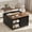 Black, variant on Walsunny Lift Top Coffee Table with Hidden Storage, Farmhouse Coffee Table with Adjustable Storage Shelves & Wheels White