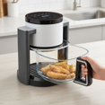 thumbnail image 6 of Casabay Glass Air Fryer 4.7QT, 1300W Quick-Cook Air Fryer with 10 Smart Modes, Non-Toxic BPA-Free Design, Easy-Clean Transparent Basket, Compact for Kitchens, Black, 6 of 8