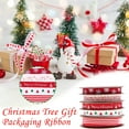 thumbnail image 1 of Teissuly 25YD Christmas Ribbon 10mm Multi Supplies Party Gift Ribbon Colorful Teissuly WER2023112001678, 1 of 9