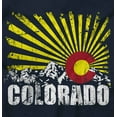 thumbnail image 2 of Colorado Mountain Pride CO State Flag Plus Size Crewneck Graphic Tee Shirt Brisco Brands 2X, 2 of 4