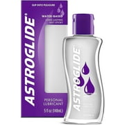 Astroglide Liquid Water Based Personal Lube, for Men, for Women, Condom Compatible Lube, 5 fl oz