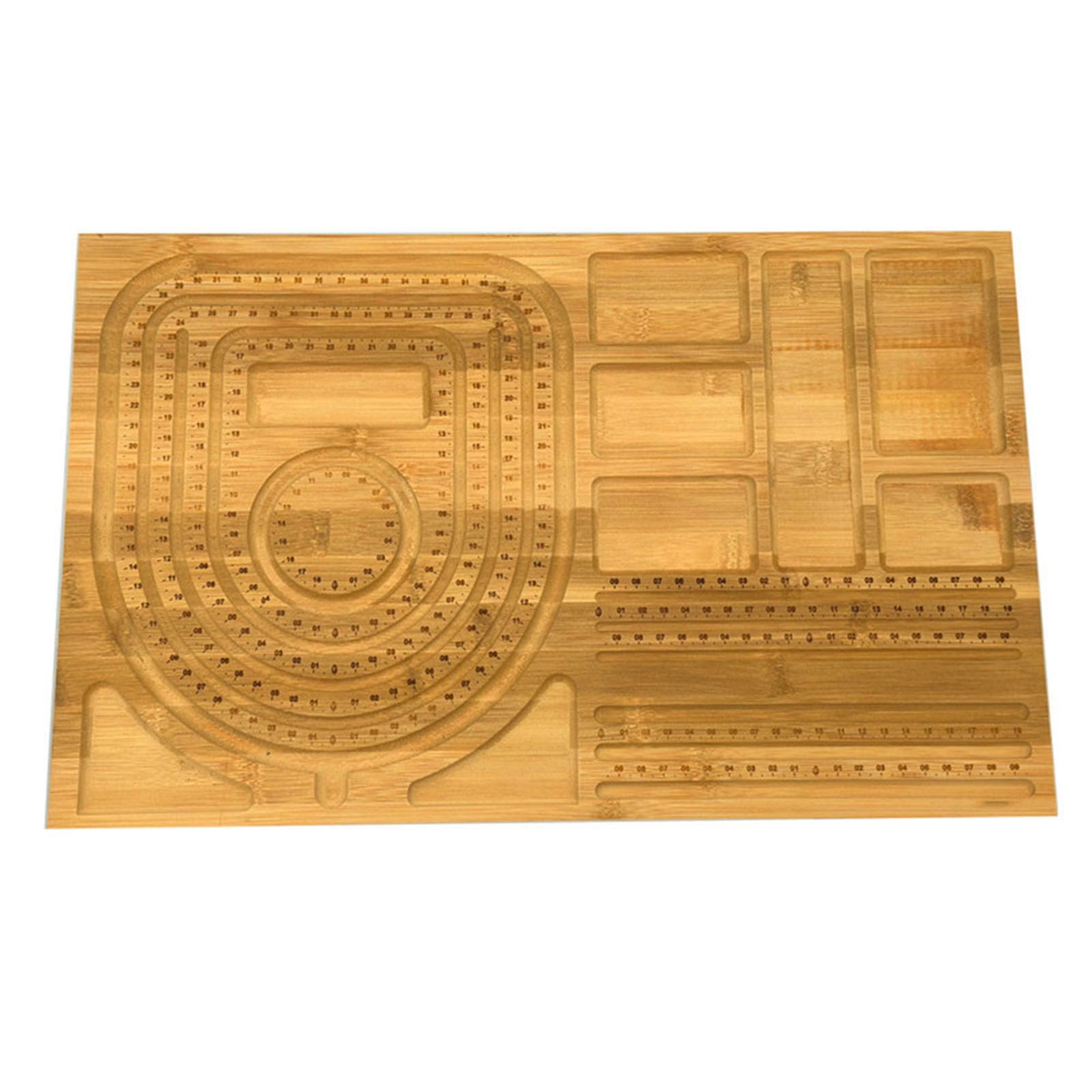  Fancemot Bead Board, Bamboo Bead Boards for Jewelry Making, Bracelet  Measurement Board and Beading Board with Engraved Dimensions and Storage  Grooves - Ideal Beadboard for Crafting : Arts, Crafts & Sewing