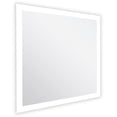 thumbnail image 1 of American Imaginations 24-in. W Square Aluminum Wall Mount LED Backlit Mirror In Aluminum Color AI-28693, 1 of 3