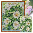 thumbnail image 1 of Kit Punto Cruz Con Rosa Hilo Algodón Ecológico Bordado Arte 41x53cm 14CT, 1 of 9