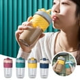 thumbnail image 3 of Anckoeil Portable Travel Products Drink Cup Large Capacity Straw Cup Cute Student Portable Handy Cup Plastic Cup, 3 of 4