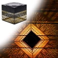 thumbnail image 1 of Decorative Lights Metal Powered Outdoor Step Wall Lights Theme Fence Light For Garden Post Patio Decor, 1 of 6