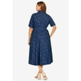 thumbnail image 2 of Jessica London Women's Plus Size Soft Denim Shirtdress, 2 of 3