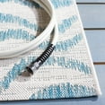 thumbnail image 3 of SAFAVIEH Courtyard Gerald Animal Indoor/Outdoor Area Rug, Ivory/Aqua, 2'7" x 5', 3 of 8