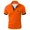 Orange, variant on Men's Polo Shirts Summer Golf Short Sleeve Button Up Collared Business Tops Comfortable Work Slim Fit Stretchy Mens T-Shirts Orange XXXL