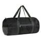 thumbnail image 2 of Bolsa de Deporte Plegable | Bolsa Deportiva Portátil para Hombre y Mujer | Bolsillo Interior | Ideal para Viajes y Camping | 50 X 24 Cm | Poliéster Negro | Ligera (50 G) | Almacenamiento Multiusos |, 2 of 6