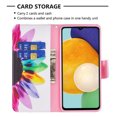 thumbnail image 6 of Feishell for Samsung Galaxy A54 5G (6.4 inch) Case,Fashion Painted Pattern PU Leather Shockproof Magnetic Clasp Flip Cover with Card Slots Kickstand Wallet Phone Case,F-Sun Flowers, 6 of 8