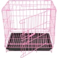thumbnail image 1 of AVEKI Dog Cage pet cage - Single Door Metal Dog crates with Movable Tray- & Carry, Kennel for Medium Dogs Suitable for Poodle Dog cat Dog Crate Rabbit Soft Sided Dog Crate Dog Kennel 0601M, 1 of 8