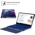 thumbnail image 5 of Sleeve Case for 13.3" Samsung Galaxy Book Flex 13.3 NP930QCG / Samsung Galaxy Chromebook 13 XE930QCA - PU Leather Portfolio Book Cover, Galaxy, 5 of 7