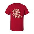 thumbnail image 2 of Wild Bobby, Y'all Need Jesus & Country Music, Pop Culture, Men Graphic Tee, Red, X-Large, 2 of 4