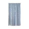 thumbnail image 2 of Cutout Star Layered Curtain, No Drill Magic Tape Self Adhesive Window Drapes, Double Layer Sheer Blackout Curtain for Bedroom Home Window Decor, 2 of 6