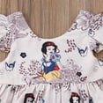 thumbnail image 3 of Qiylii Girls Clothes Set Cartoon Sleeveless Top Dress Point Elastic Shorts, 3 of 7