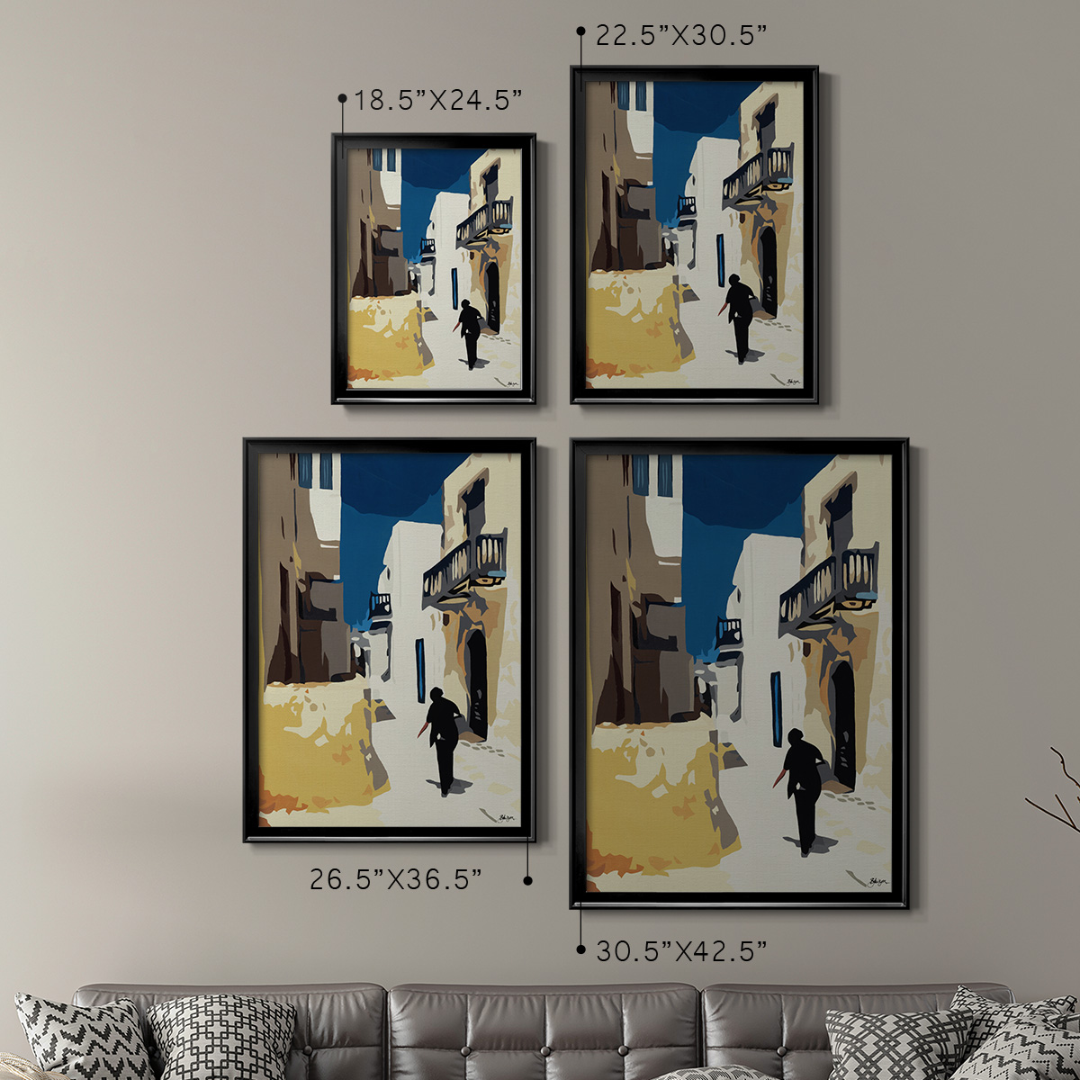 Mykonos 3 Premium Framed Print - Ready to Hang