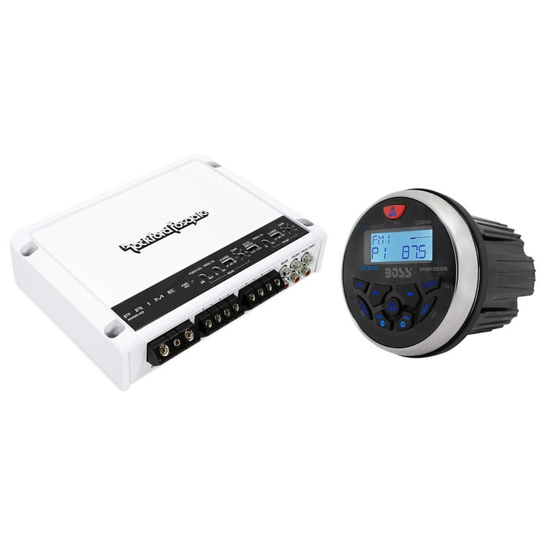 カーオーディオ Rockford Fosgate M400-4D Marine Rockford Fosgate M400-4D 400w Marine Boat 4-Ch. Amplifier