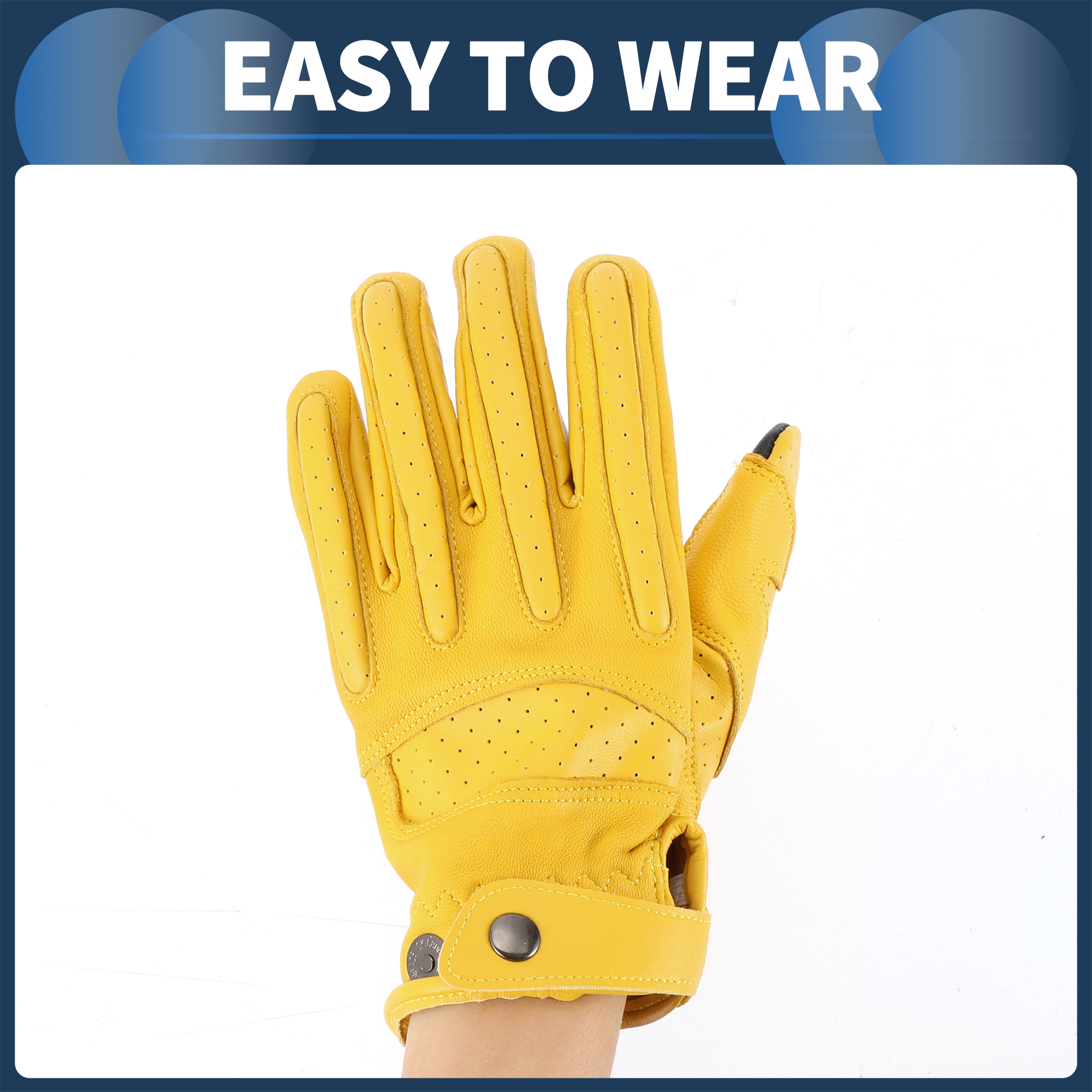 Unique Bargains Motorcycle Gloves, Off-Road Mountain Motorcross Motorbike Dirt Bike Bicycle Racing ATV UTV M 1 Pair