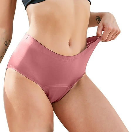 IDALL Swim Shorts Women Bathing Suit Women s Menstrual Physiological Swimming Trunks Leak Proof 4 Layer Menstrual Bikini Swim Bottoms Underwear Cheeky Underwear Womens Underwear Pink S