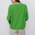 thumbnail image 6 of Tbopshirt Womens Cardigan Sweaters,Fall Sweaters for Women,Knitted Pullover Top Loose V-neck Casual Versatile Knit Sweater, 6 of 7