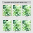 thumbnail image 4 of PixonSign 4 PCS Adhesive Canvas Posters Tropical Jungle Island Palm Leaf Collage Wall Prints Nature Wilderness Digital Modern Art Home Decorative Floral Zen Botanical Artwork - 12"x16", 4 of 5