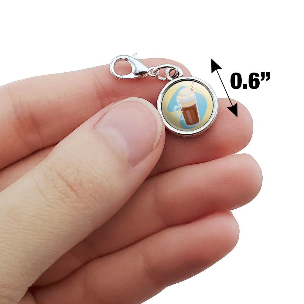 GRAPHICS & MORE Root Beer Float Antiqued Bracelet Pendant Zipper Pull Charm with Lobster Clasp