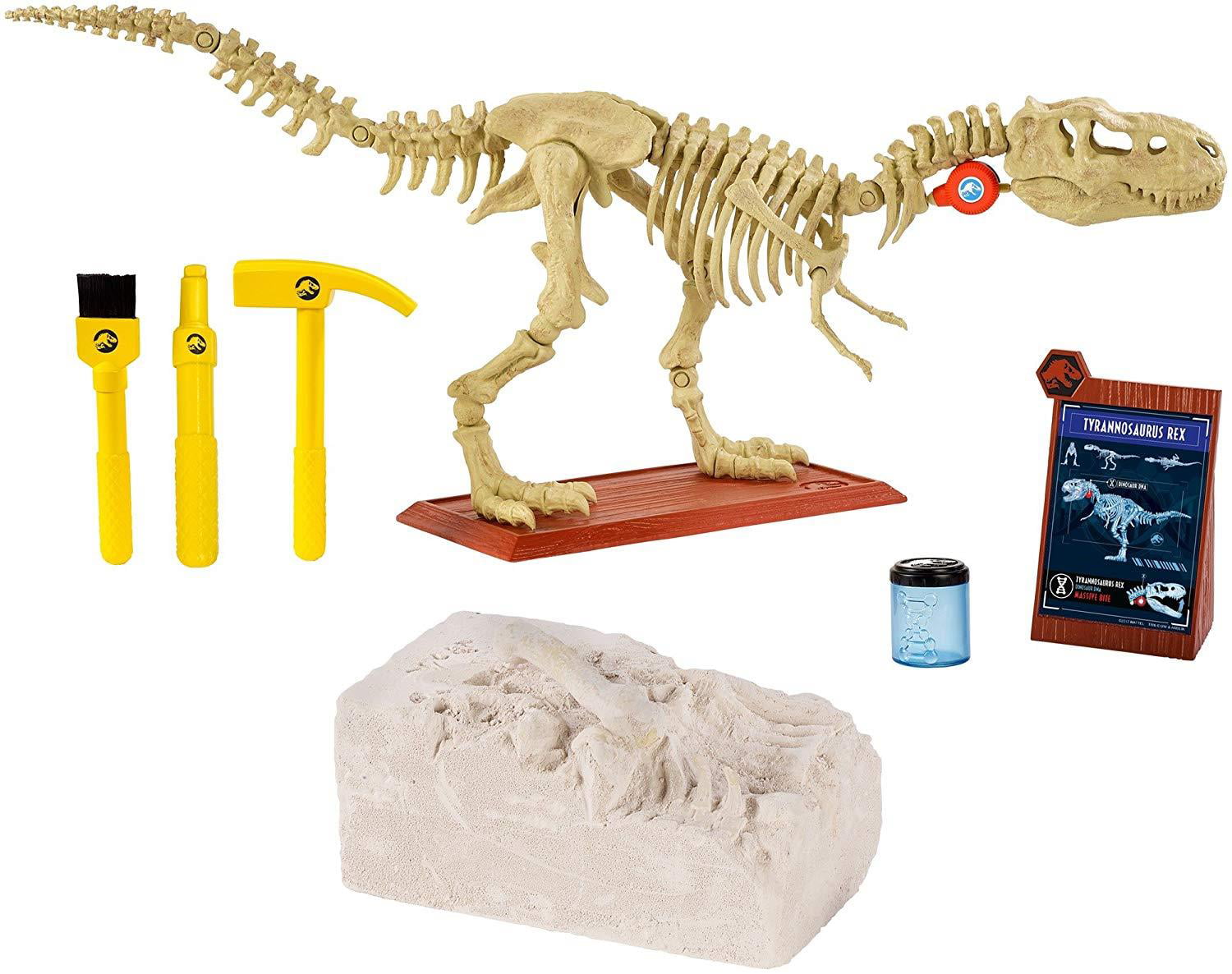 Jurassic World Stem Playleontology Kit FTF12 T-Rex Educational Science Toy New 